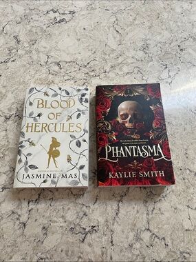 Blood of Hercules & Phantasma Paperback Book Set - White & Black/Red Covers